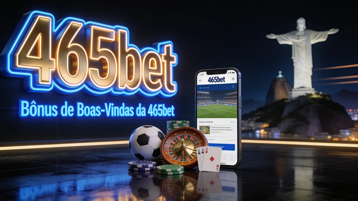 Bônus de Boas-Vindas da 465bet para jogadores no Brasil